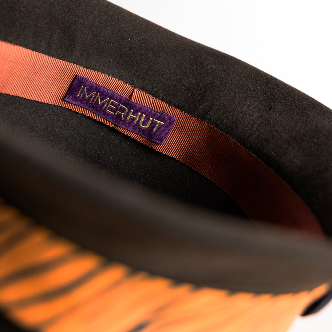 Eimerhut aus Velour Haarfilz