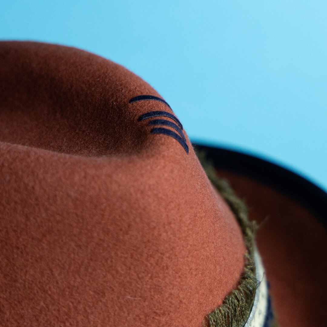 Wollfilz aus den 60er Jahren