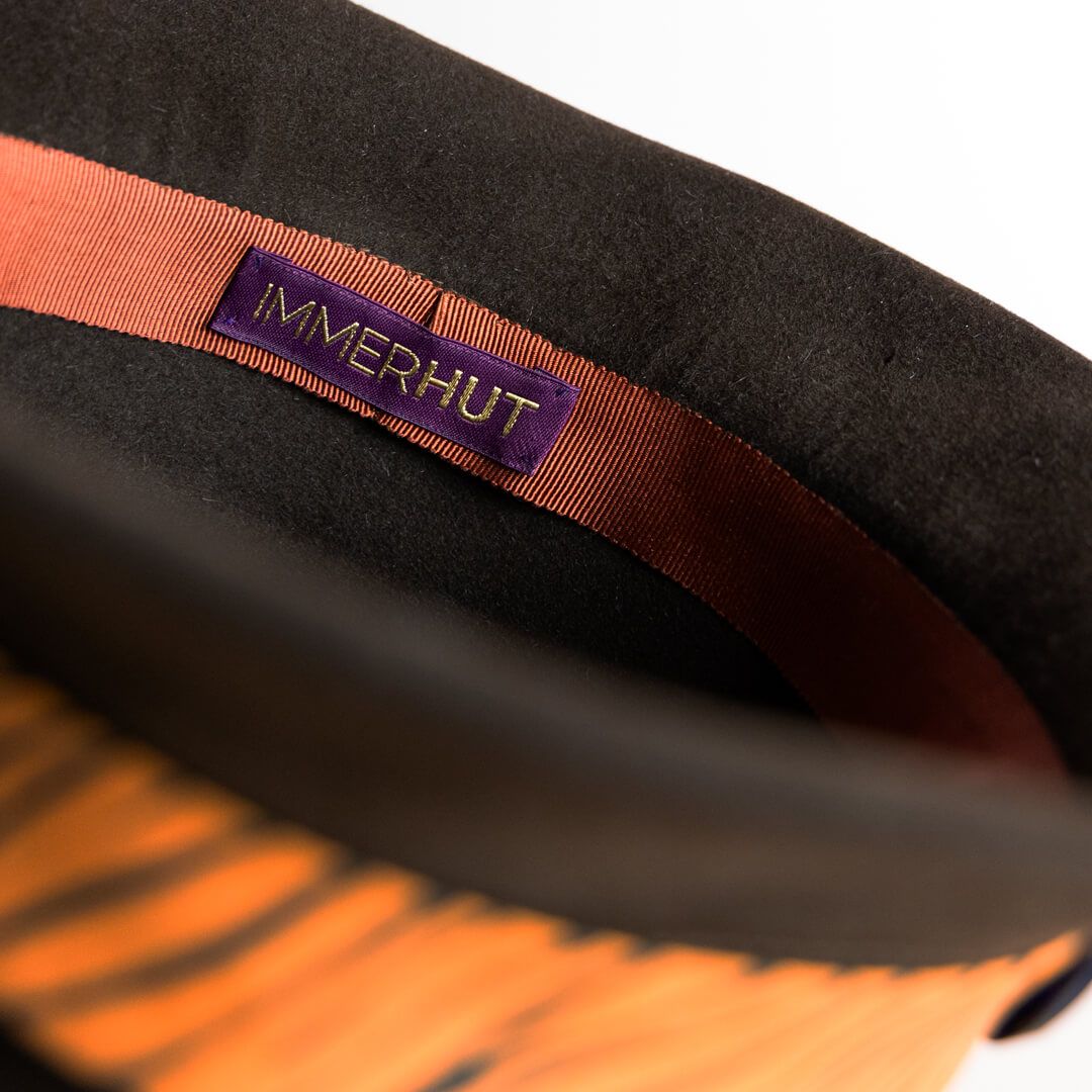 Eimerhut aus Velour Haarfilz