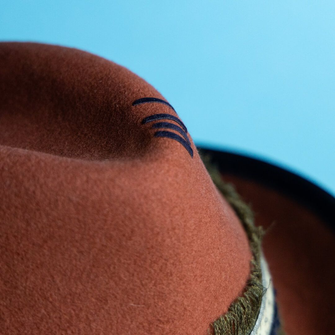 Wollfilz aus den 60er Jahren